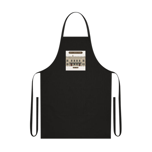 Stylish Kitchen Cotton Apron featuring Bath Green Park Station