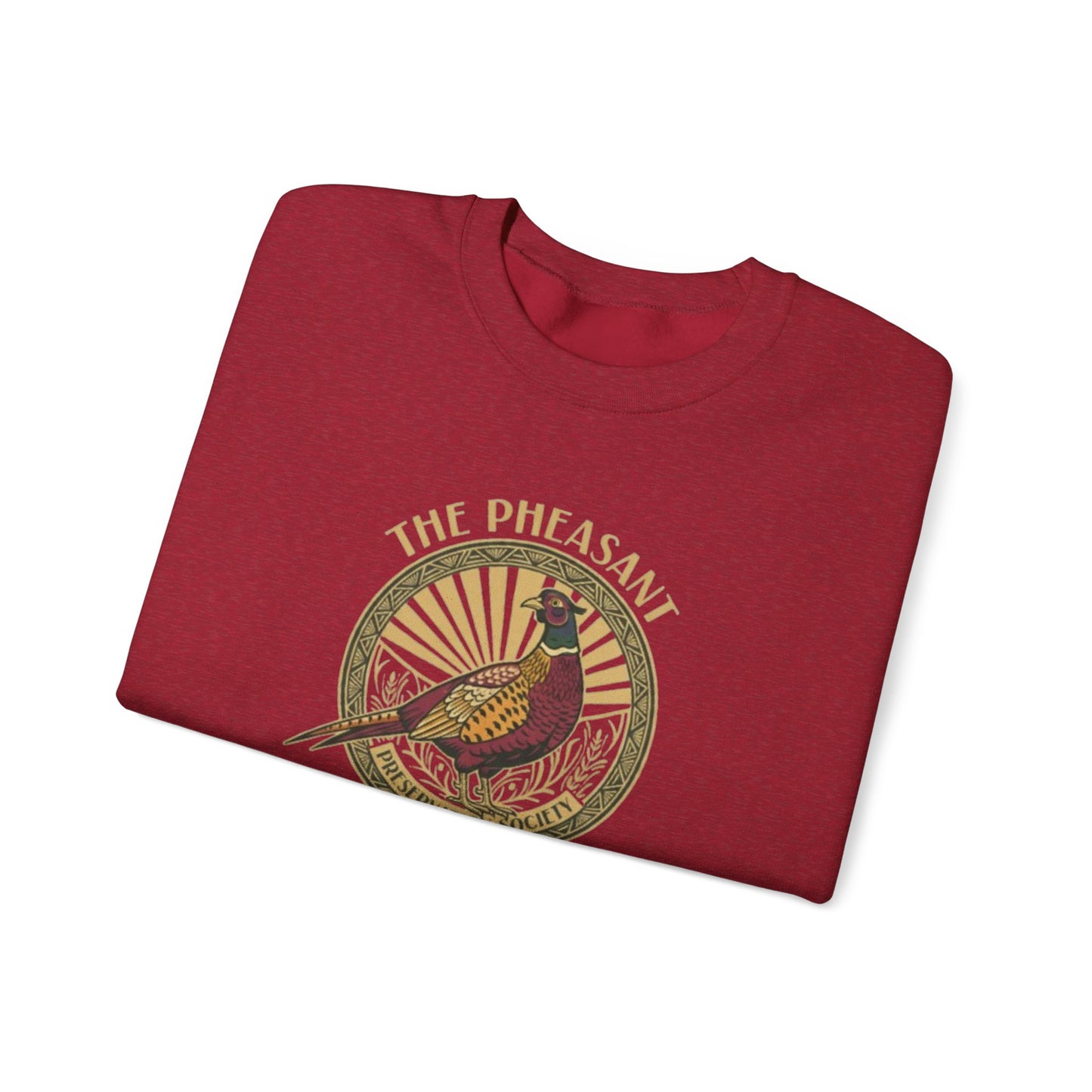 Vintage Pheasant Crewneck Sweatshirt for Fieldsport enthusiasts