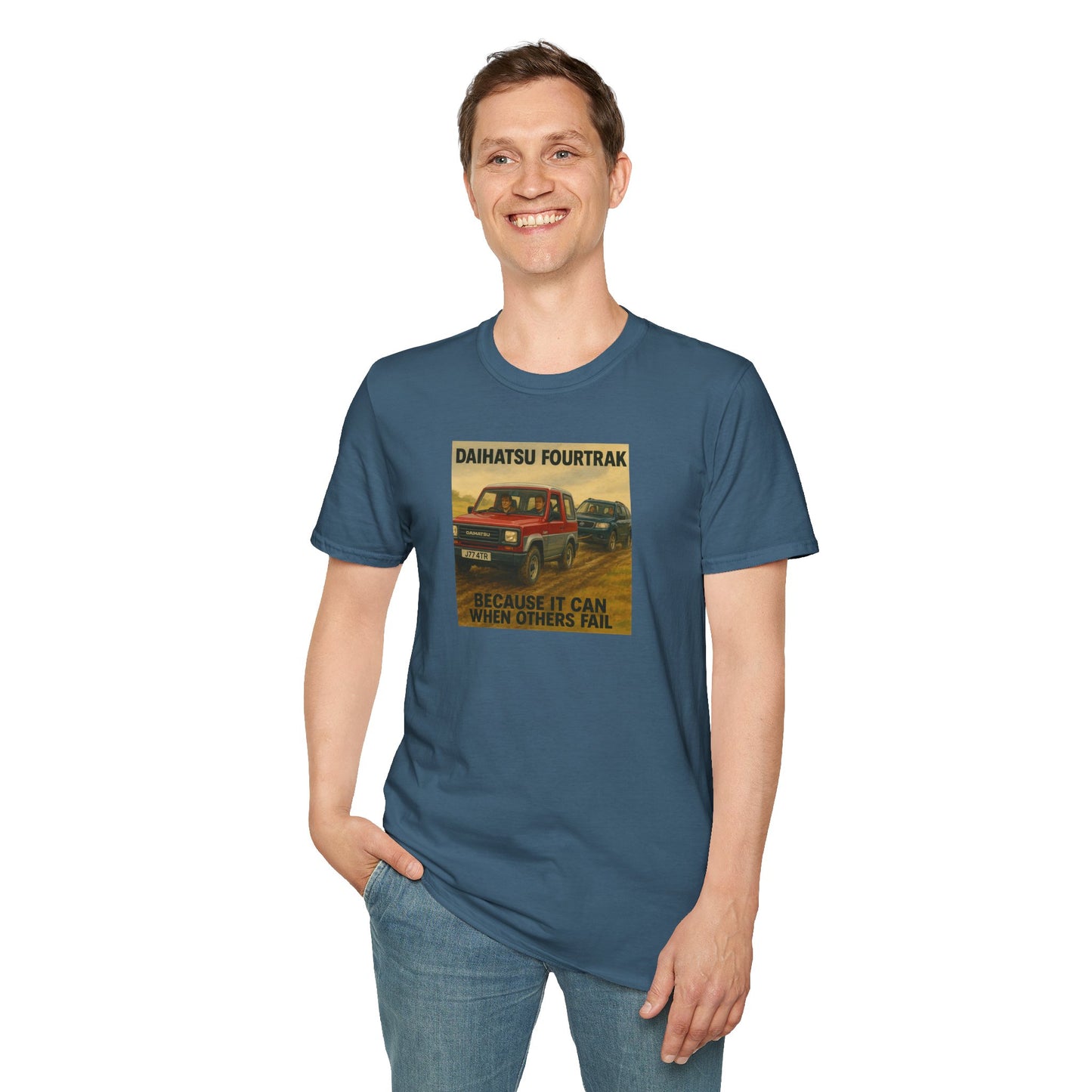 Daihatsu Fourtrak T-Shirt — "Because It Can When Others Fail"