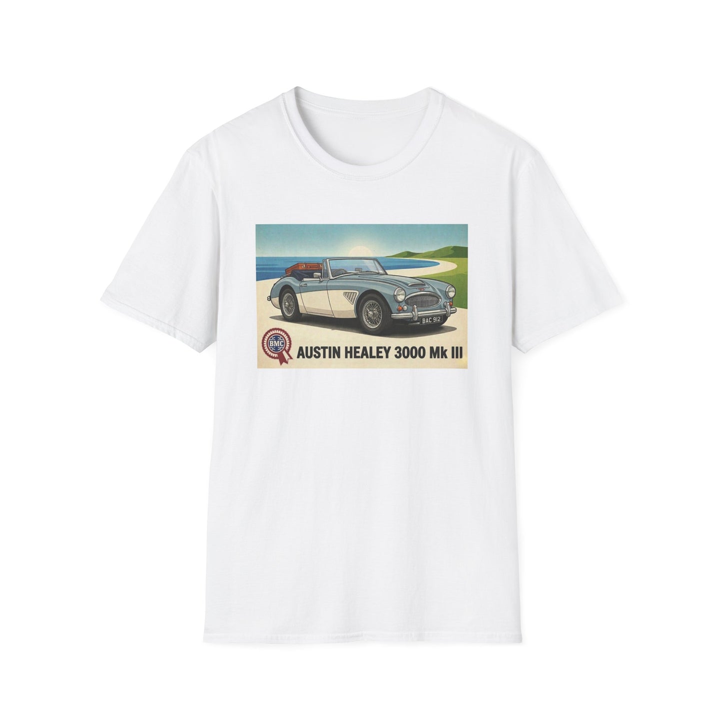 Austin Healey 3000 MkIII Classic Car T-Shirt — Vintage  Sports Car Tee