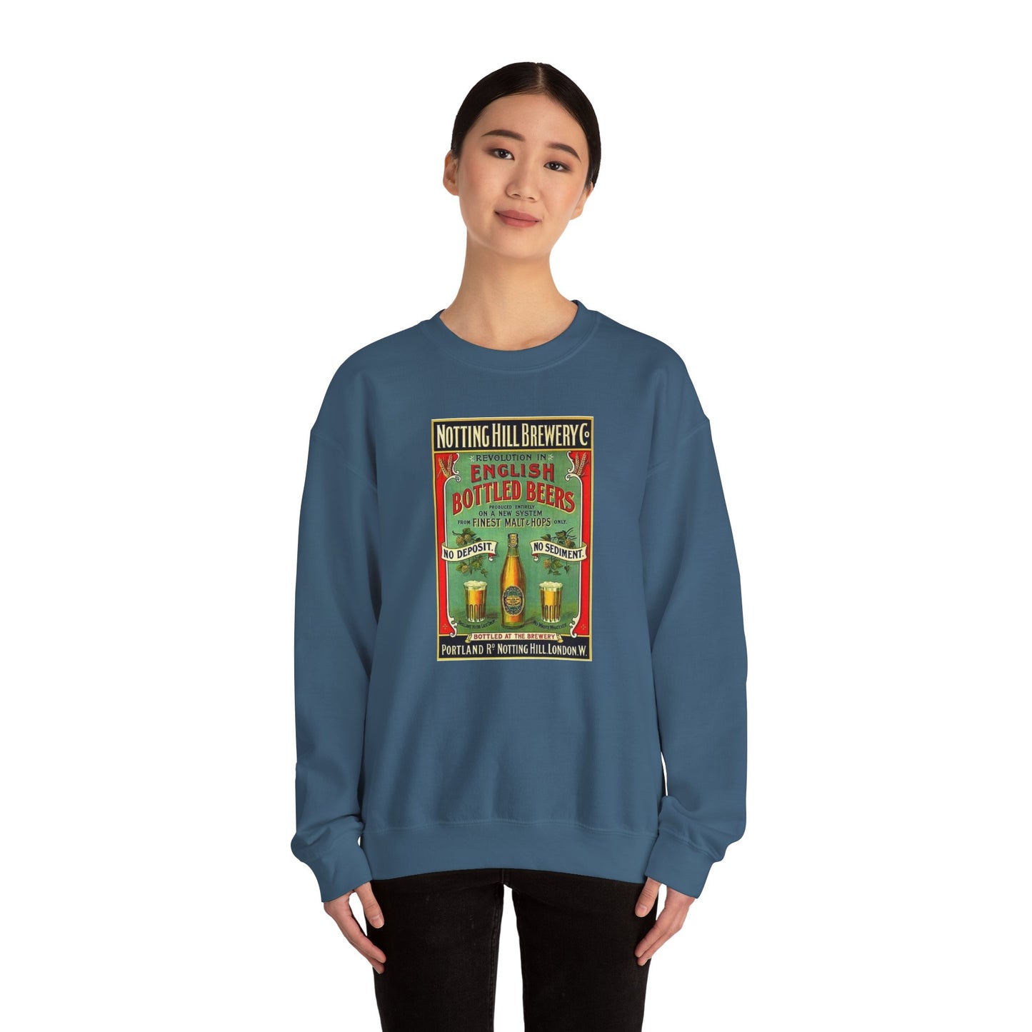 Retro Notting Hill Brewery  Crewneck Sweatshirt !