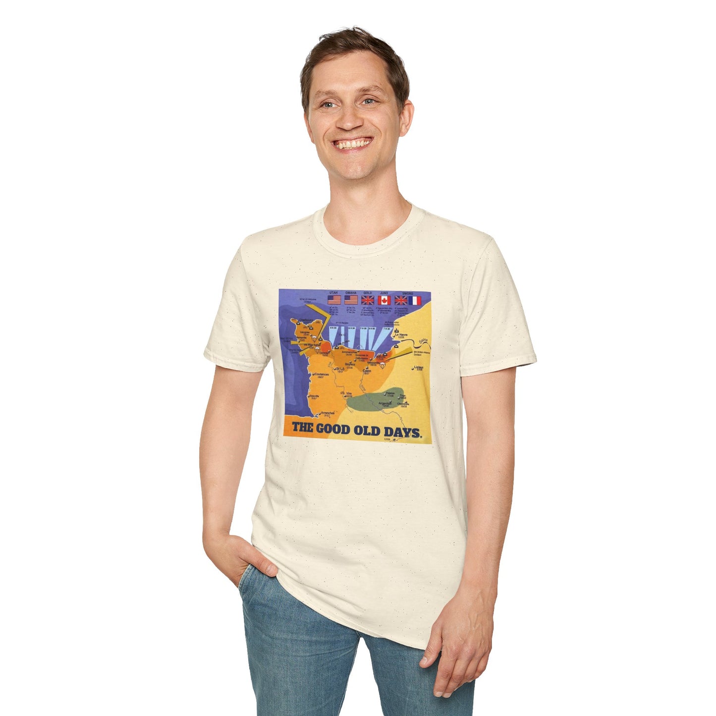 D Day , Normandy , 6th June 1944 . You've all seen the films , now buy the t shirt !