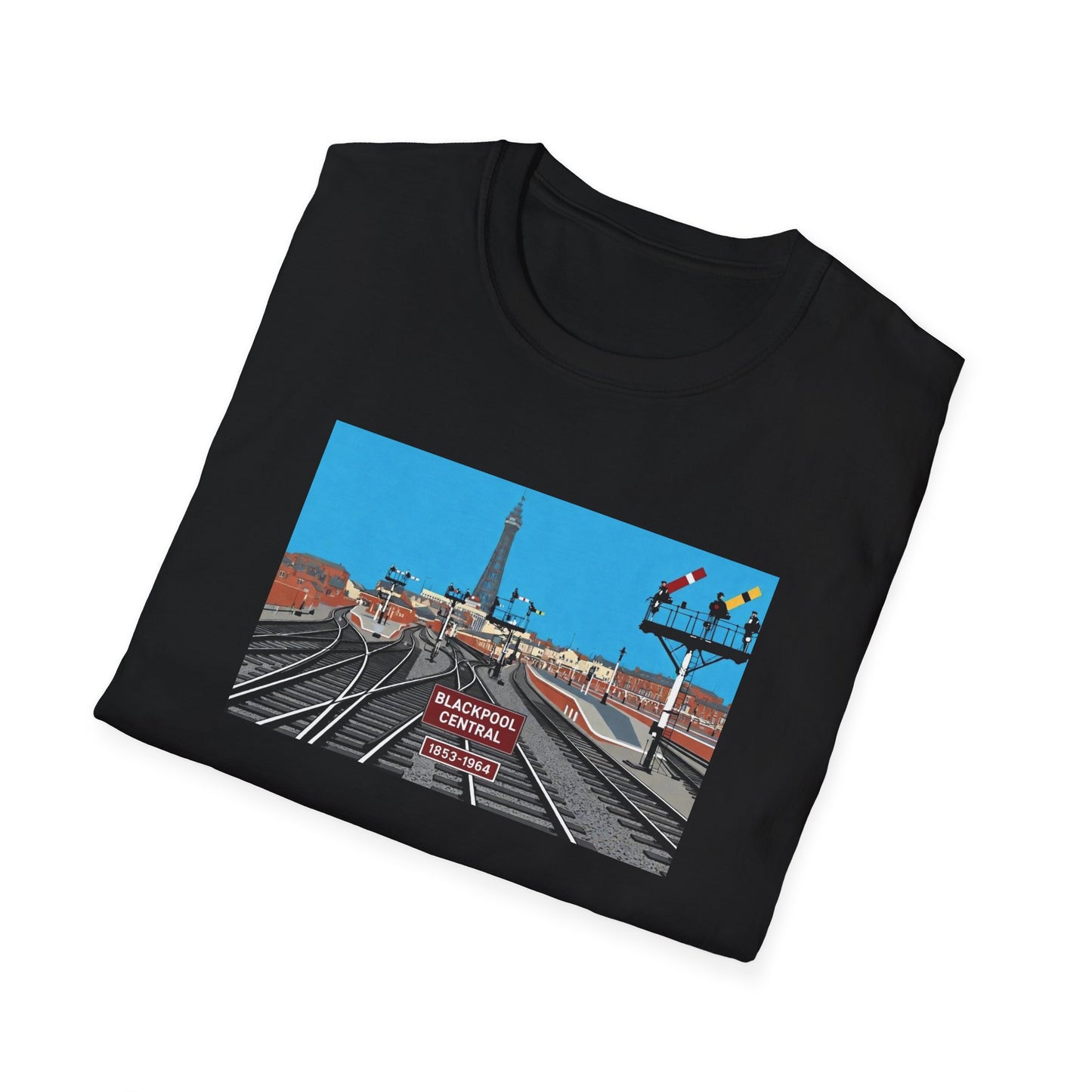 Blackpool Central Railway nostalgia T shirt
