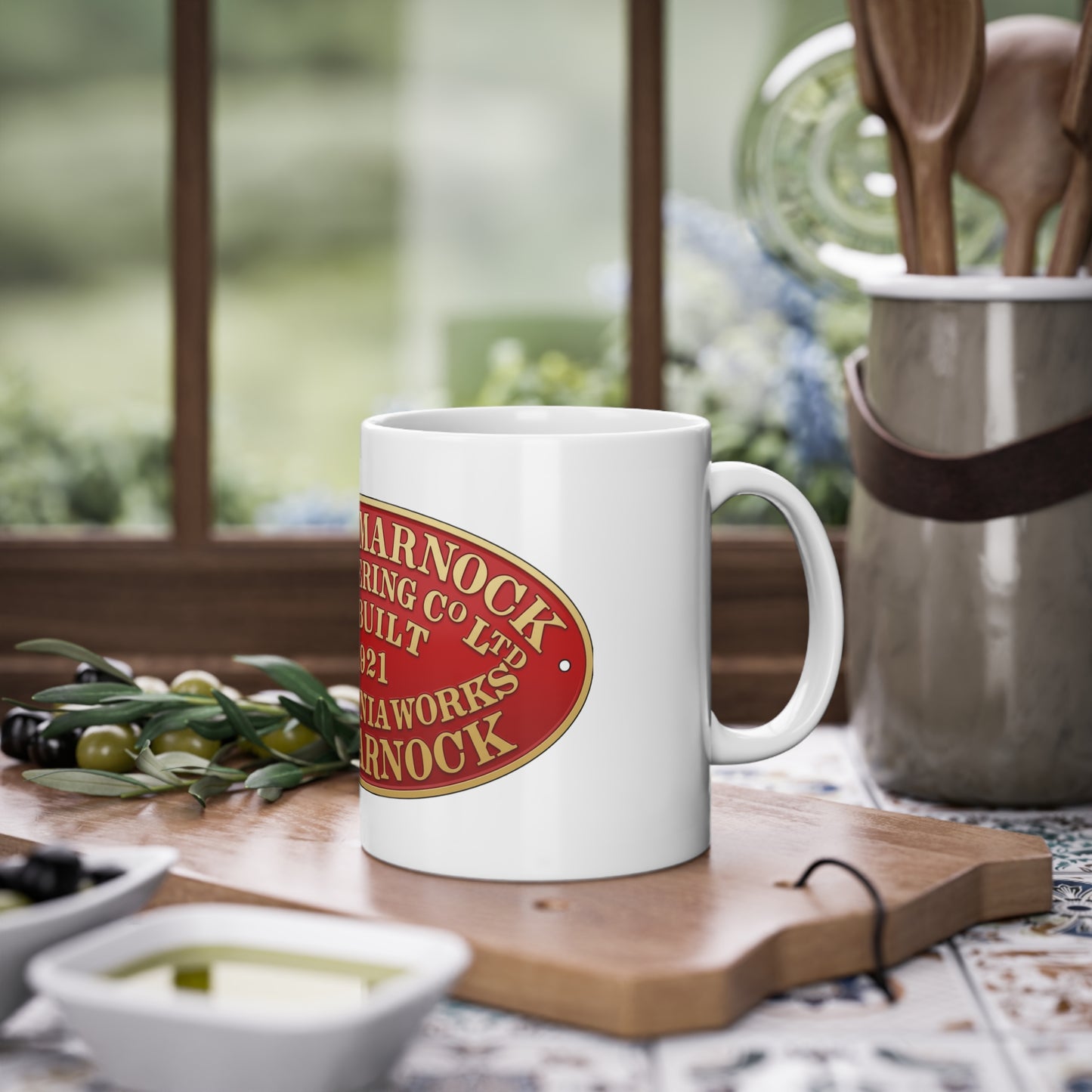 Kilmarnock Engineering Locomotive Works Mug | Scottish Railway Heritage Coffee Cup