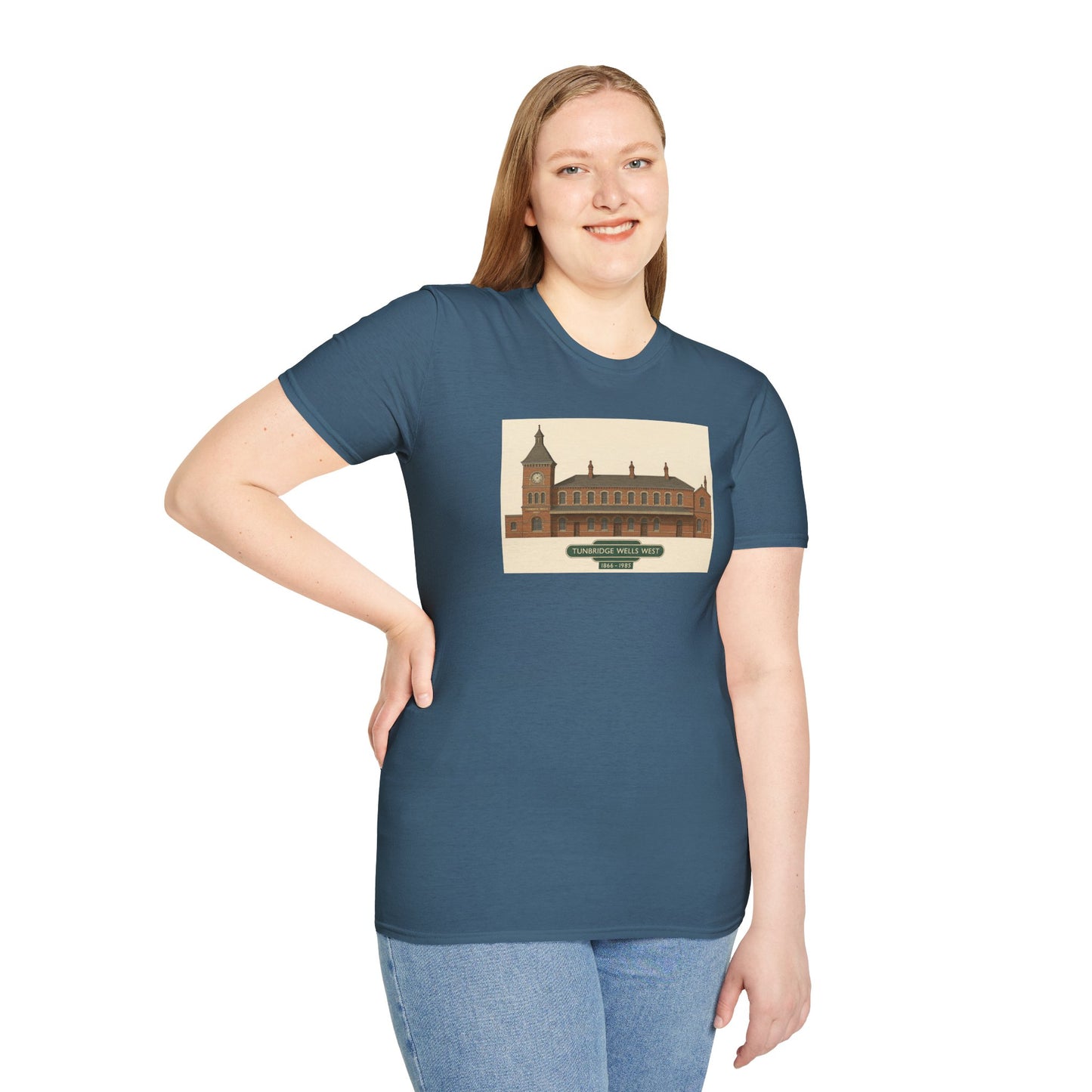 Tunbridge Wells West T shirt . Another lost station T shirt in the series