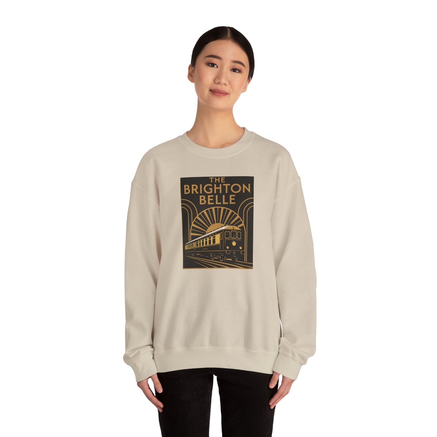 Brighton Belle Art Deco Sweatshirt — Vintage Pullman Train Crewneck