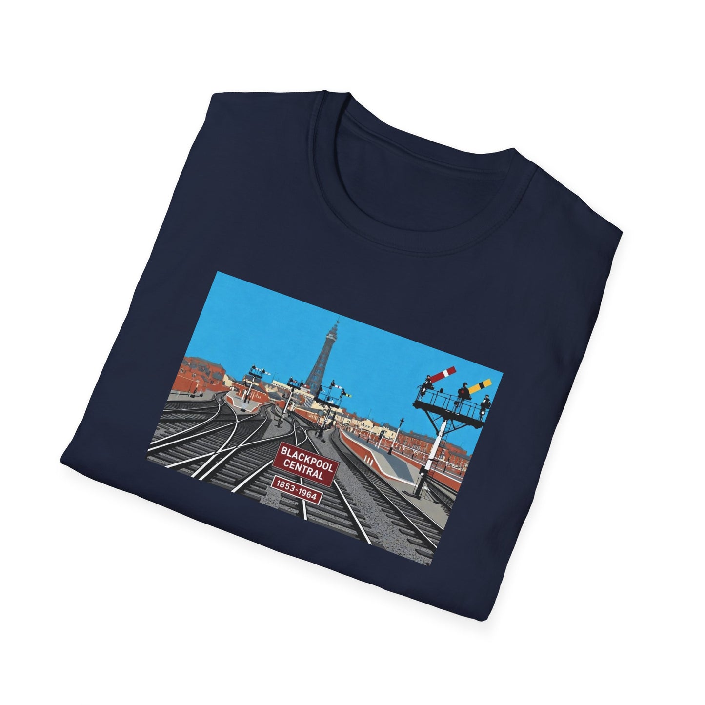 Blackpool Central Railway nostalgia T shirt