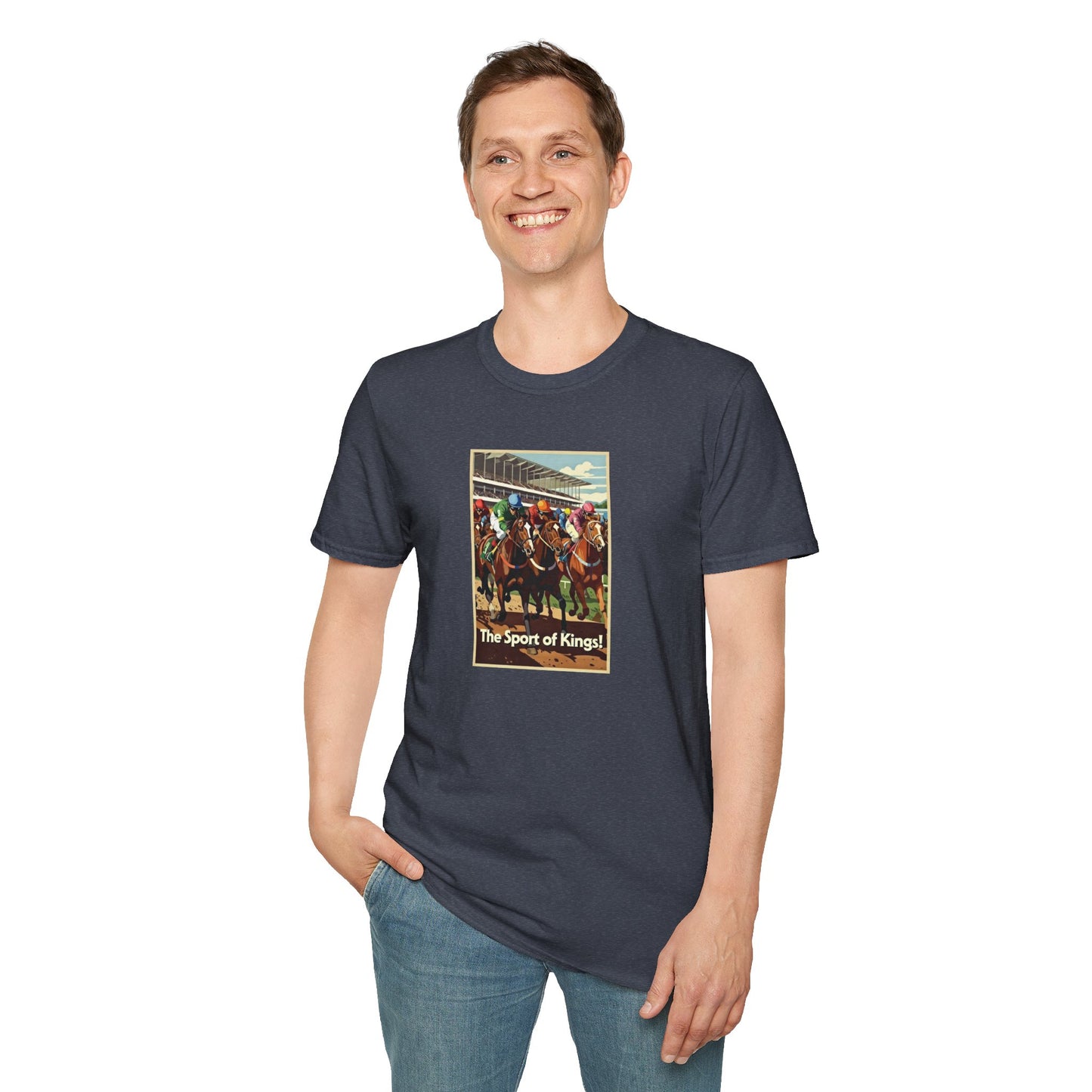 Horse Racing T-Shirt – "The Sport of Kings" Vintage Jockey Graphic