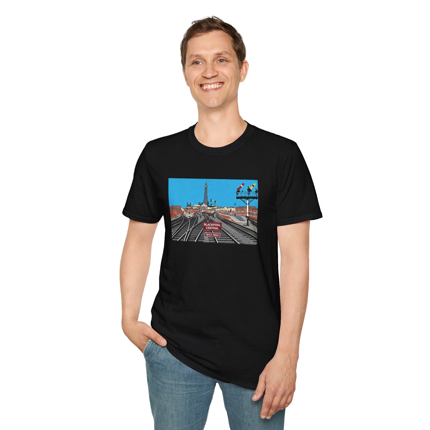 Blackpool Central Railway nostalgia T shirt