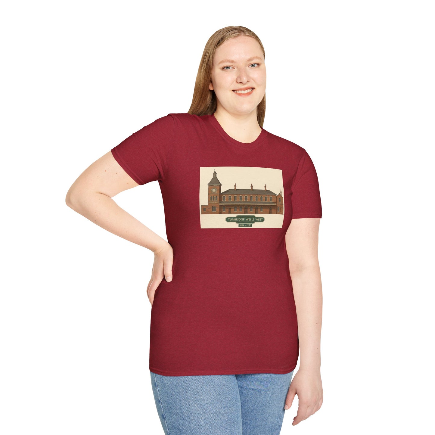 Tunbridge Wells West T shirt . Another lost station T shirt in the series