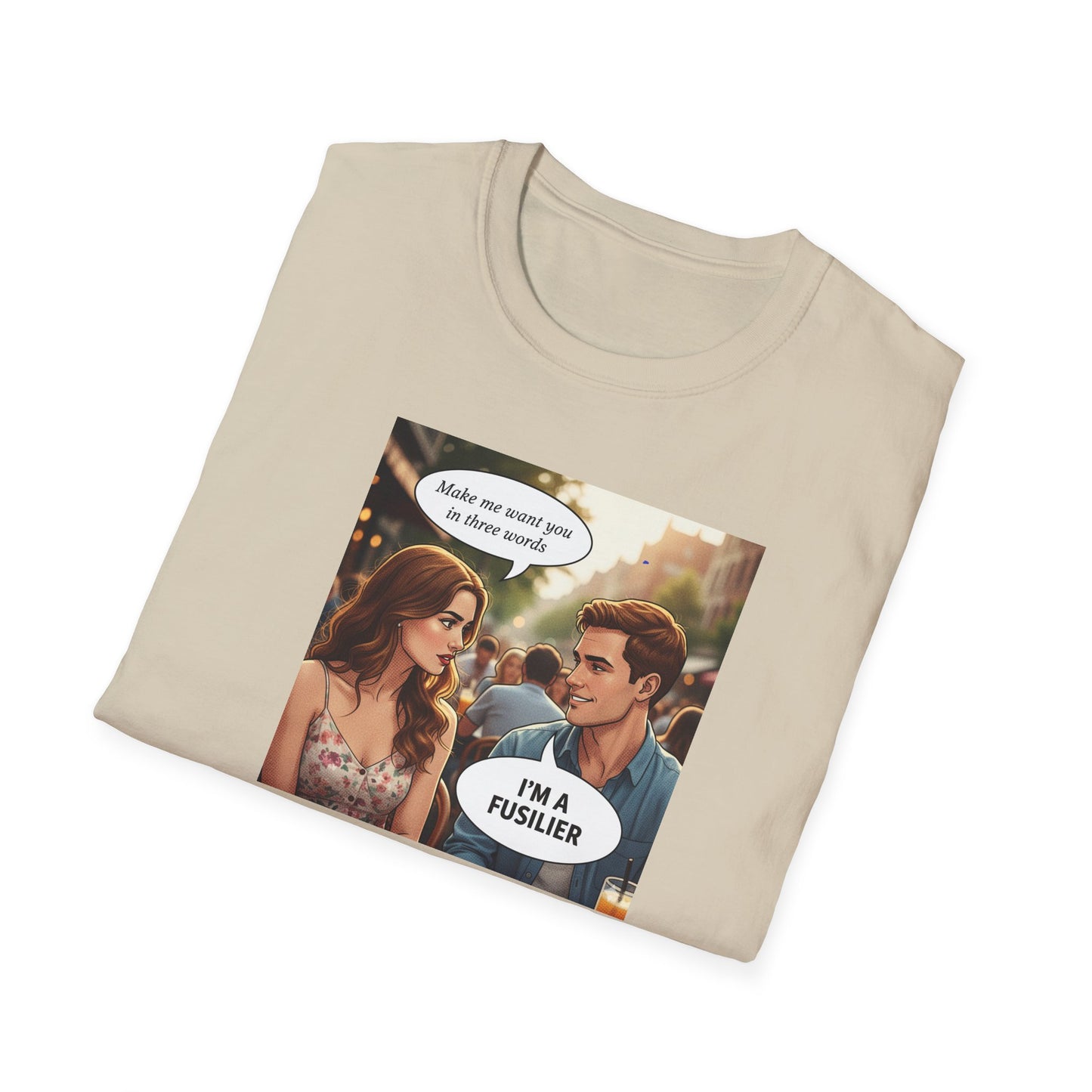 Ideal present for Fusiliers , a quality made  t shirt . Full description below . Other regts /corps available by request       w .