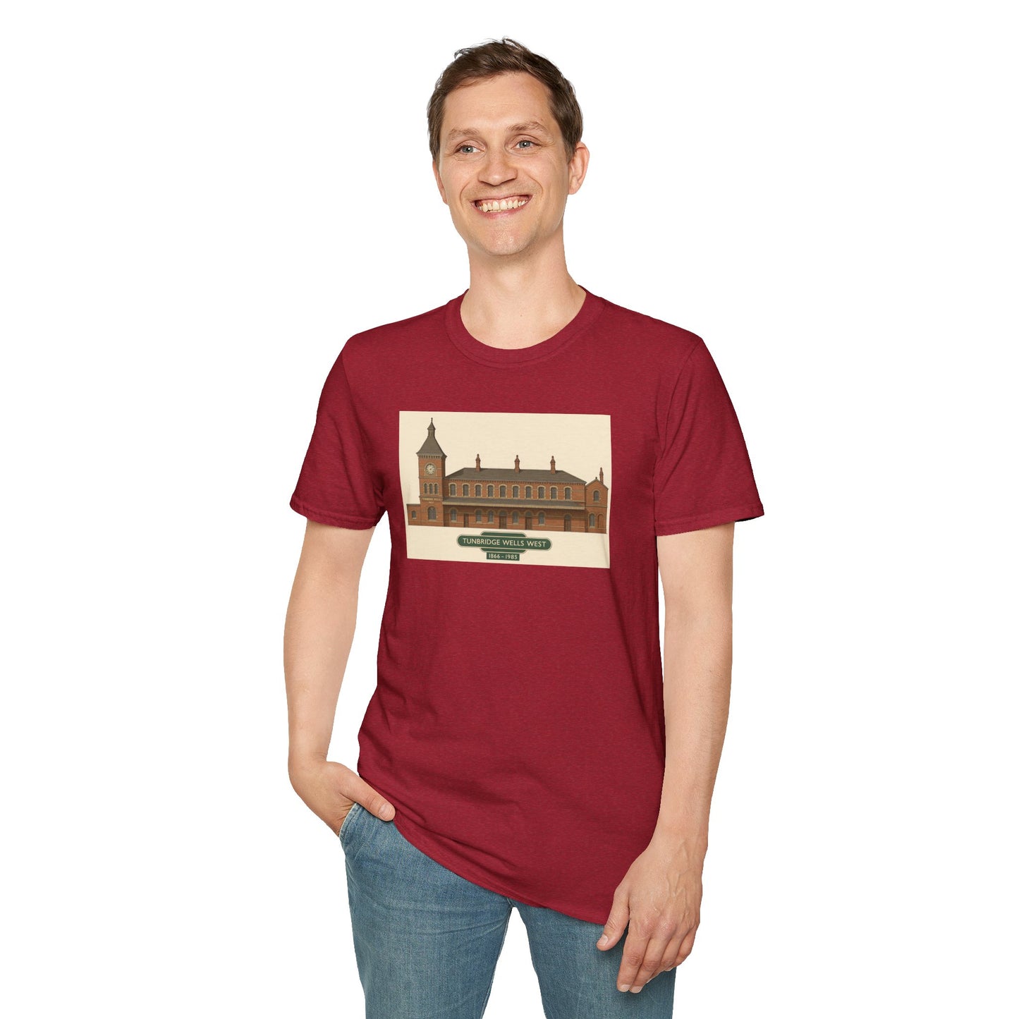 Tunbridge Wells West T shirt . Another lost station T shirt in the series