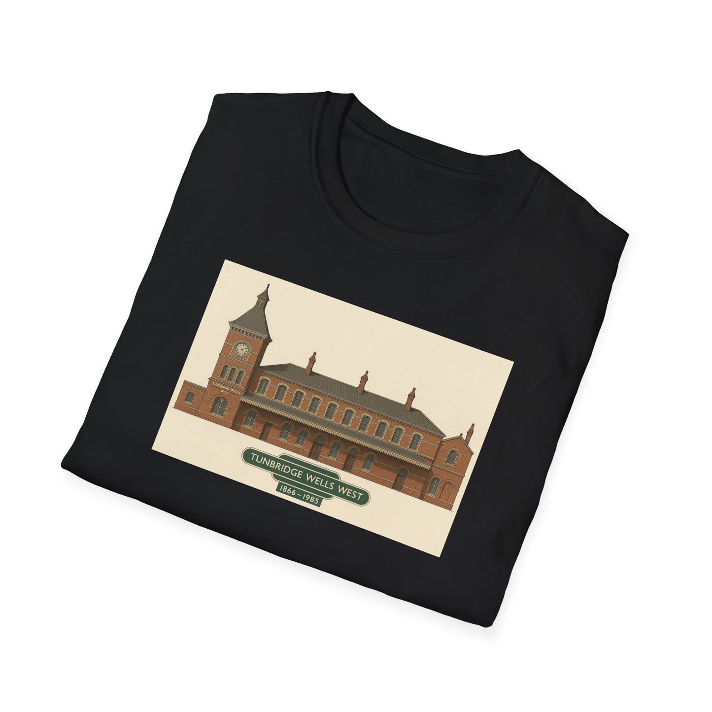 Tunbridge Wells West T shirt . Another lost station T shirt in the series