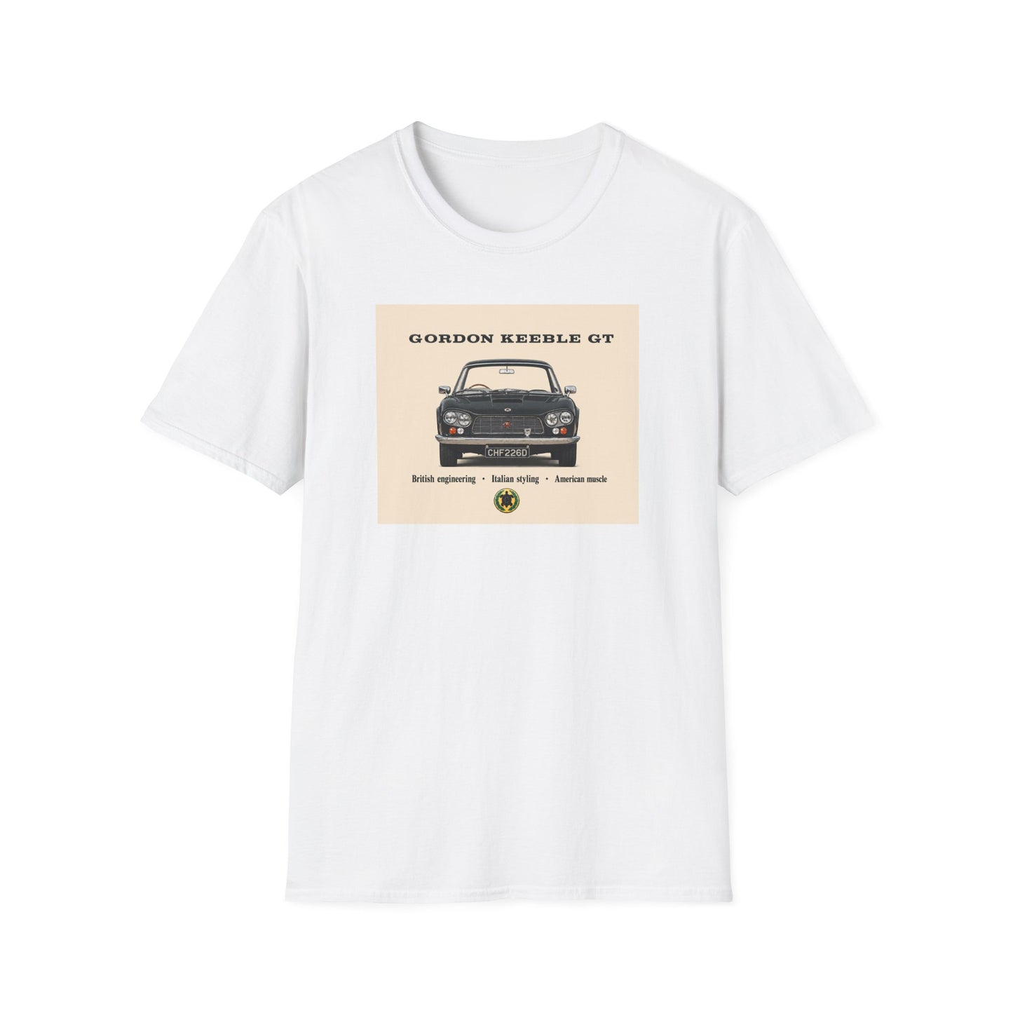Gordon Keeble GT Classic Sports Car Unisex Softstyle T-Shirt