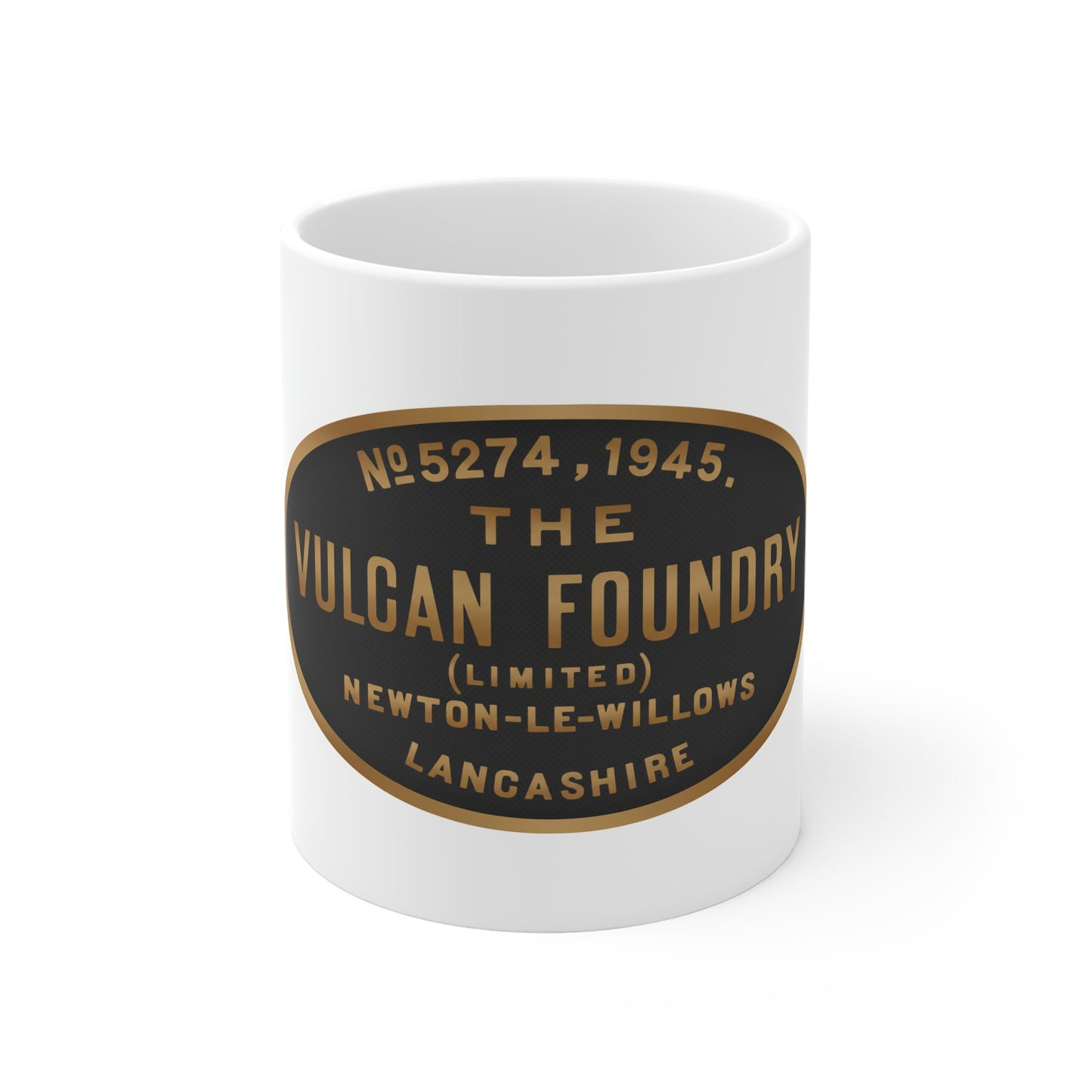 'Vulcan Foundry' 11oz White Mug —