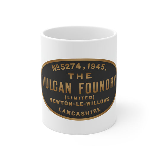 'Vulcan Foundry' 11oz White Mug —