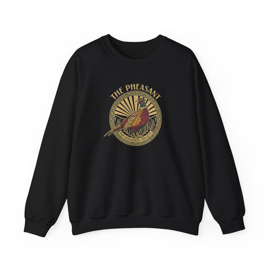 Vintage Pheasant Crewneck Sweatshirt for Fieldsport enthusiasts