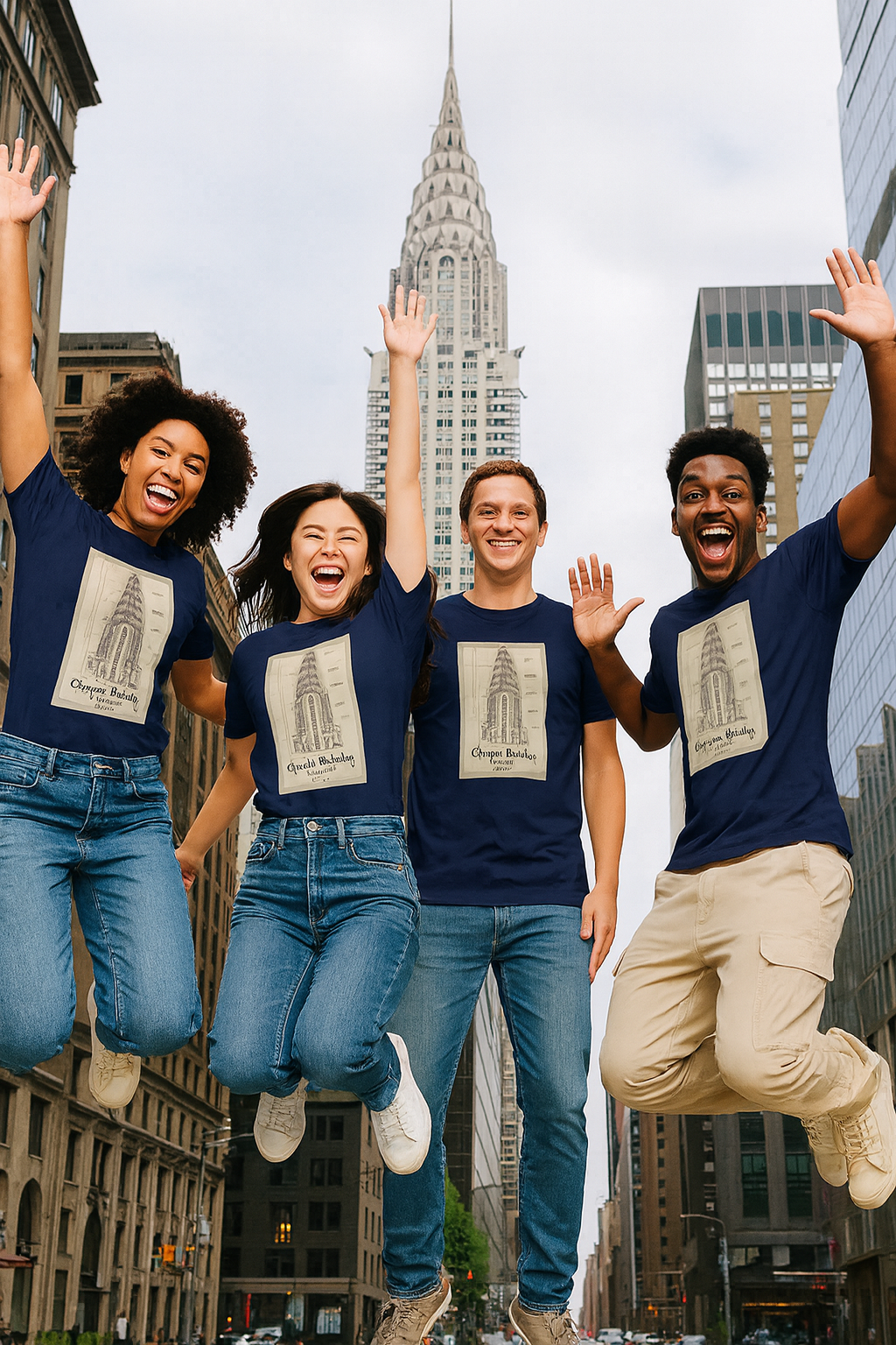 Chrysler Building T-Shirt — Art Deco New York 1930 | William Van Alen Architecture Gift