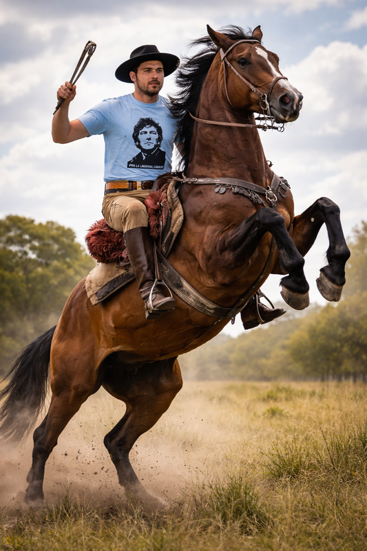T-Shirt —  President Milei of Argentina  Viva La Libertad, Carajo! Graphic Tee
